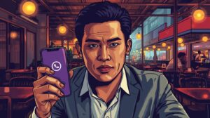 Filipino user checking the new Viber Dating feature on their phone